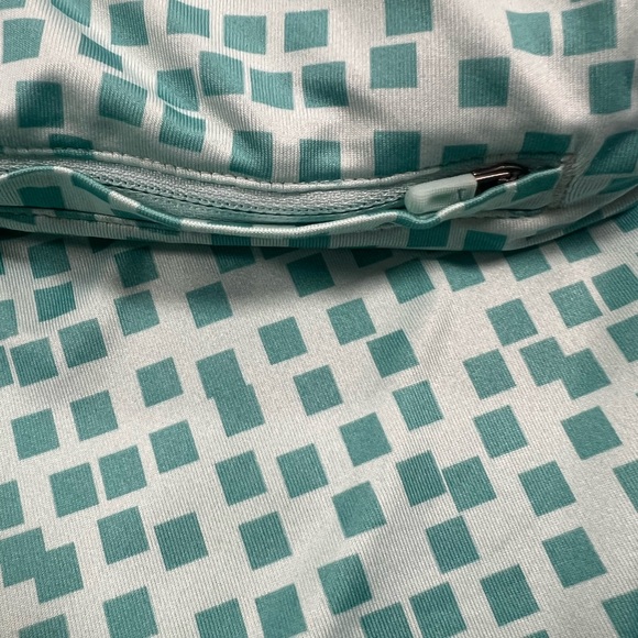 Nike Women's Dri-FIT UV 17" Grid Print Golf Skort Aqua Blue Green Size M - Picture 8 of 14